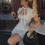 Casual Polka Dot Mini Dress — Image 2