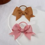 10-Piece Grosgrain Ribbon Hair Bow Set — Image 5
