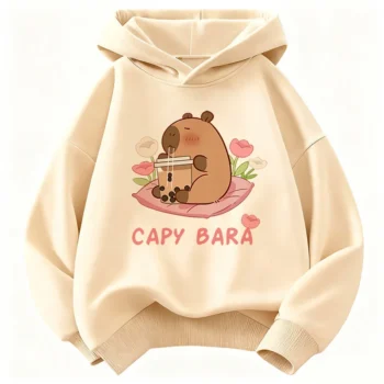 Kids' Capybara Print Hoodie
