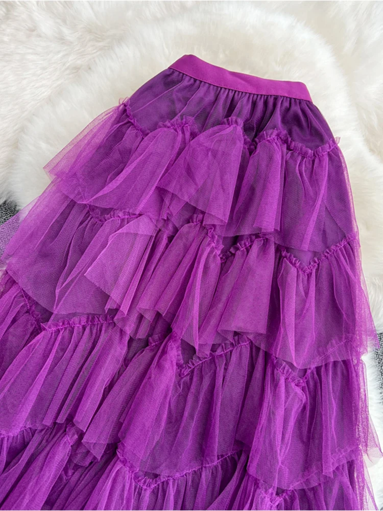 A-Line Tulle Tutu Skirt