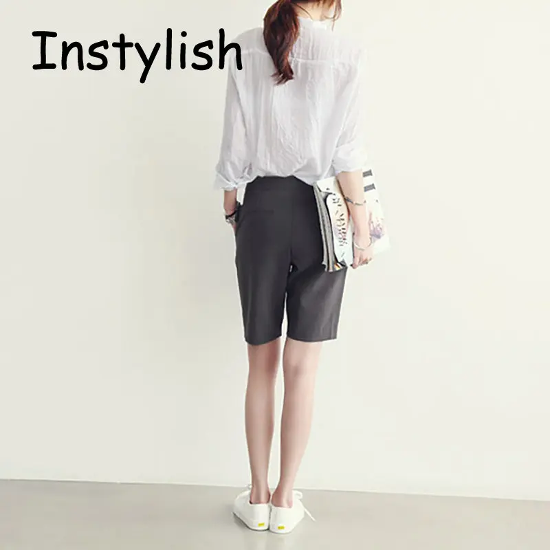 Korean-Style Solid Cotton Formal Shirt