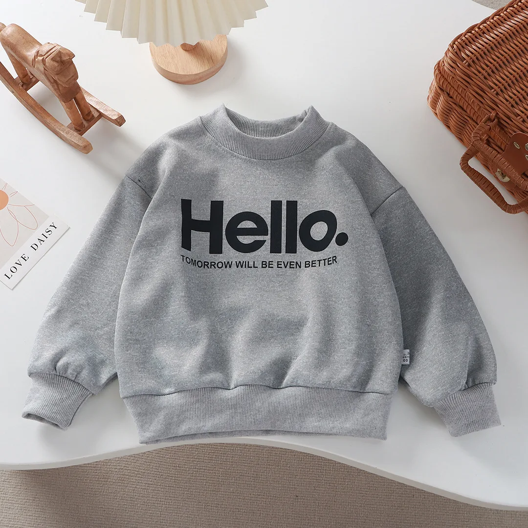 Kids' Letter Print Sweatshirt