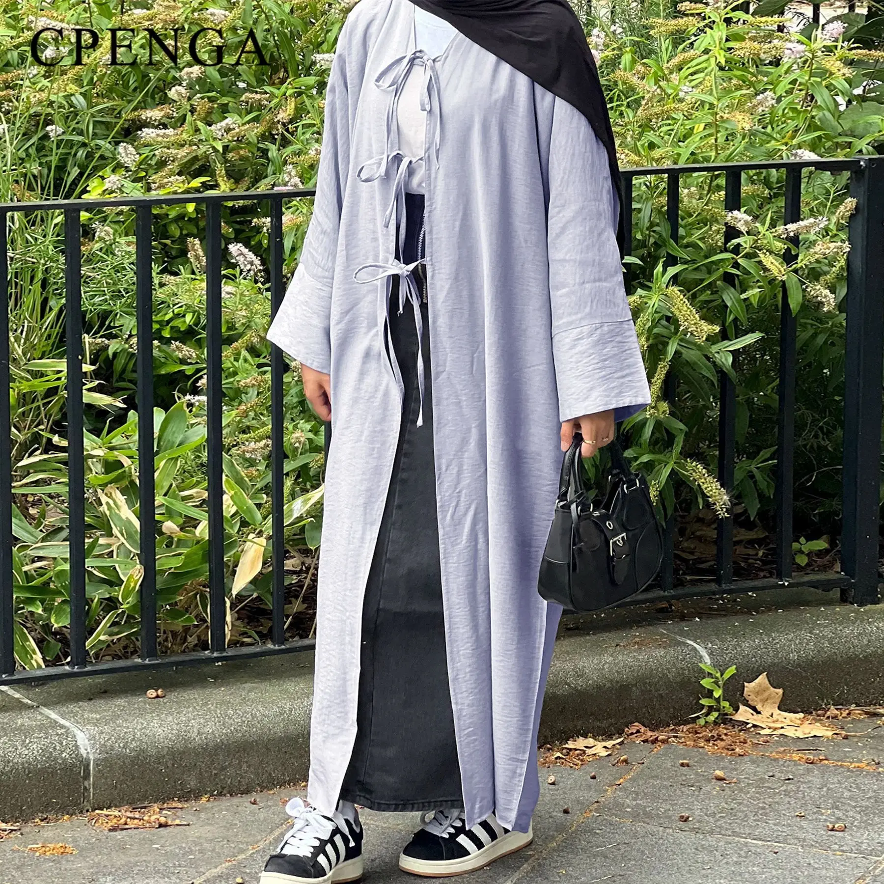 Modest Black Cardigan for Ramadan