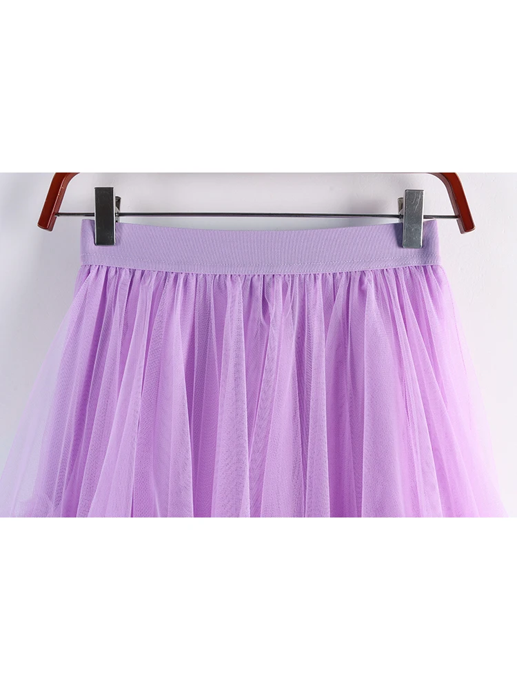 Long Tulle Tutu Skirt for Summer
