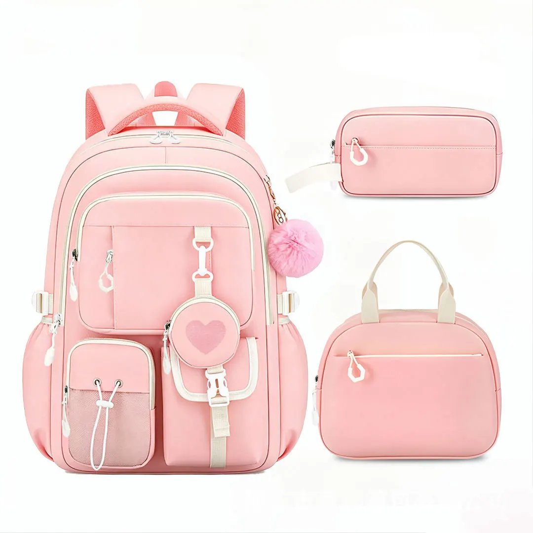 Girls' School Bag with Comfortable Back
