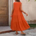 Elegant Yellow Summer Dress — Image 3