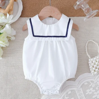 Baby Korean-Style Summer Short Romper