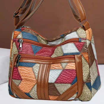 Lightweight Geometric Shoulder Bag