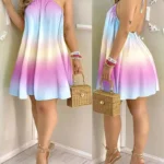 Halter Mini Dress — Image 3