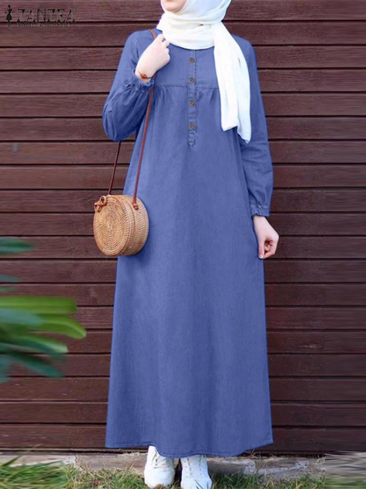 Classic-Style Autumn Abaya