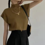 بلوفر تريكو سادة — صورة 5