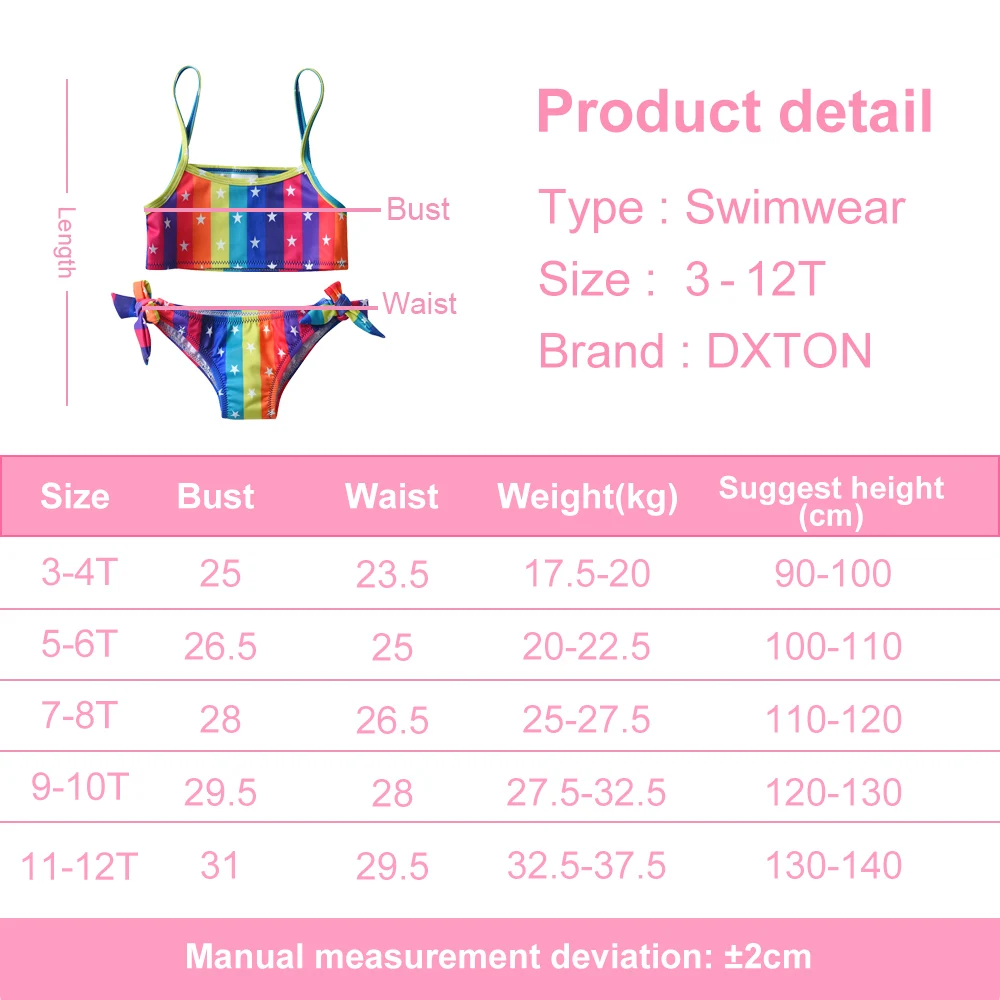 Girls' 2-Piece Stretch Swim Set