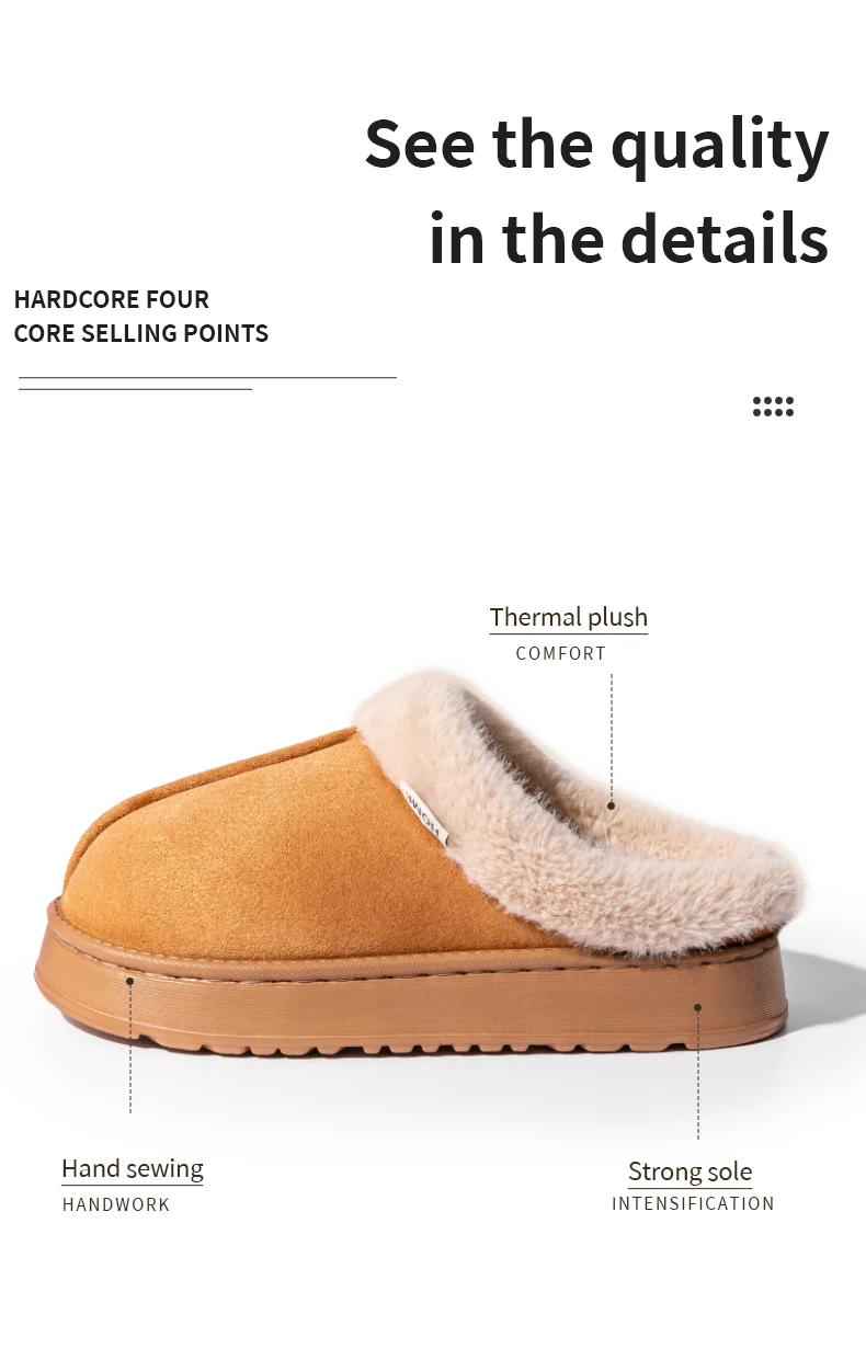 Soft Fur Slippers for Autumn and Winter — Image 10