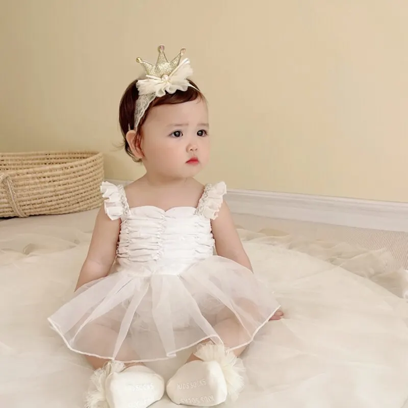 Newborn 2-Piece Lace Headband Set
