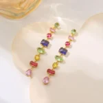 Colorful Zircon Crystal Necklace — Image 4