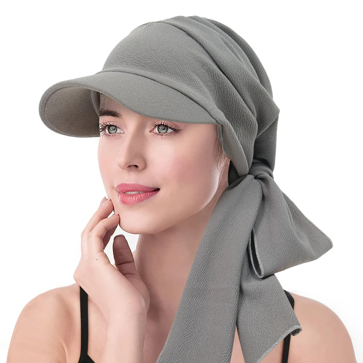 Solid Color Turban with Front Edge
