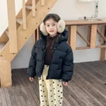 معطف أطفال شتوي مبطّن ودافئ — صورة 2
