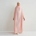 Prayer Abaya with Hood and Ruffled Sleeves — Image 4