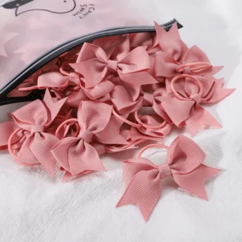 10-Piece Grosgrain Ribbon Hair Bow Set