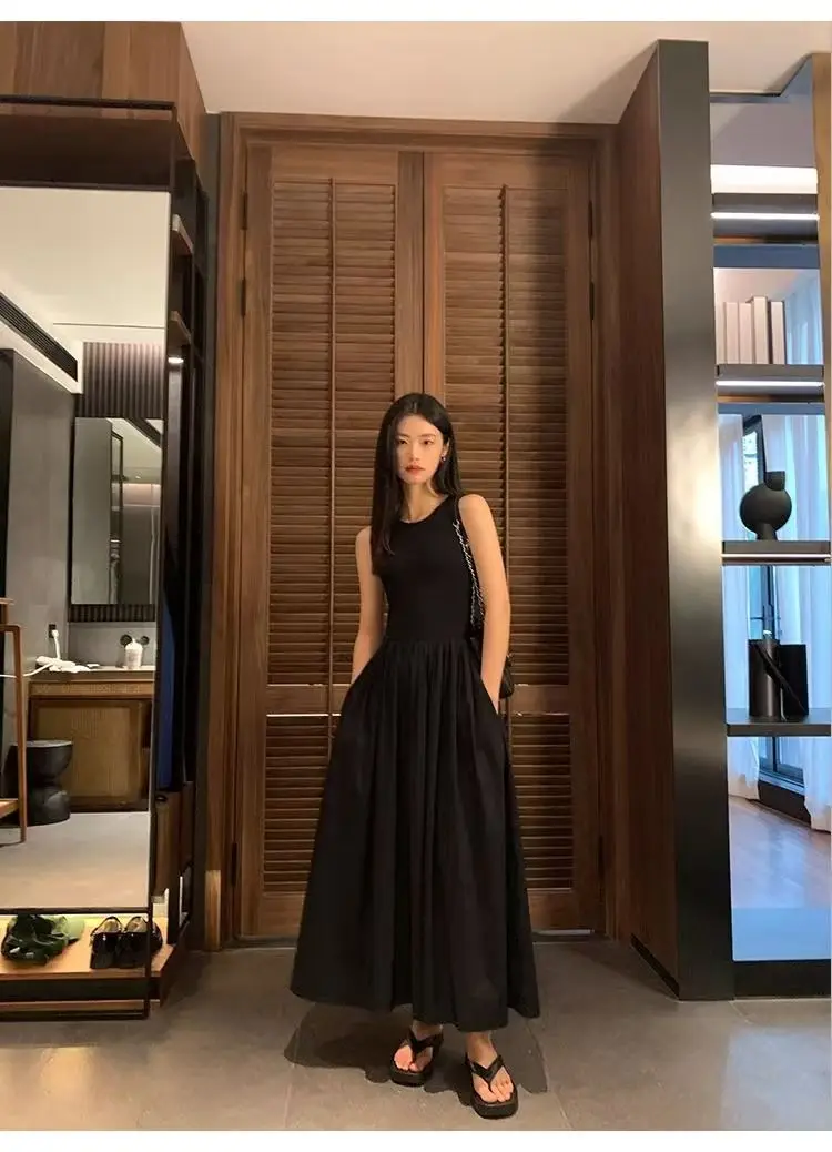 Classic Black Maxi Dress