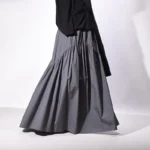 White Cotton Summer Skirt — Image 5