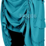 Gothic-Style Skirt with Asymmetric Ruffles — Image 6