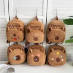 Capybara-Shaped Velvet Bag
