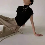 بلوفر تريكو سادة — صورة 2