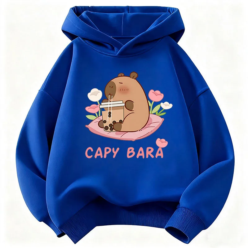 Kids' Capybara Print Hoodie
