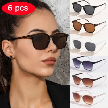 6-Piece Vintage Sunglasses