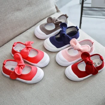 Girls' Korean-Style Canvas Shoes