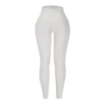Seamless Knitted High-Waisted Pants — Image 3