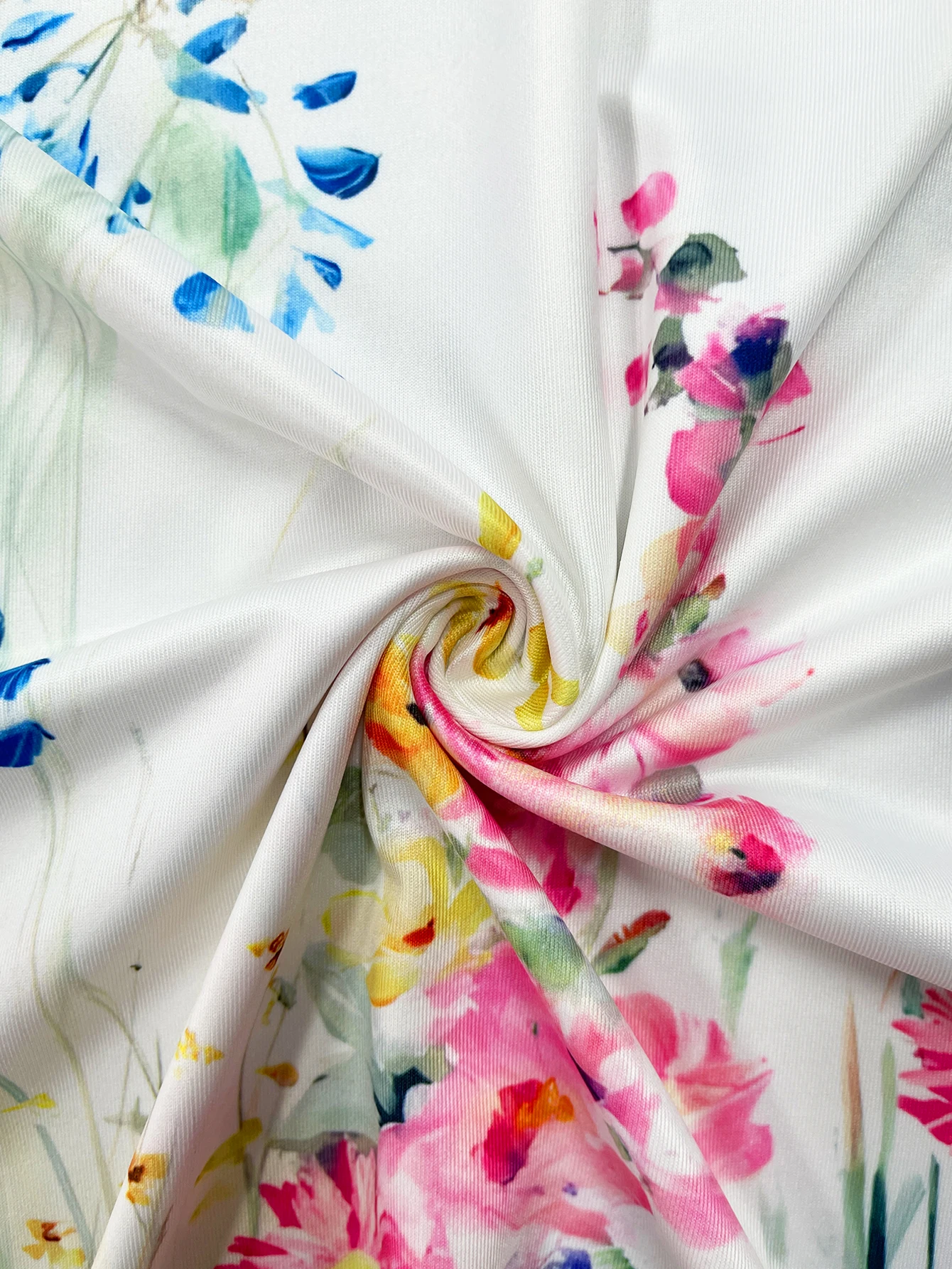 Floral Sleeveless Round Neck Midi Sundress