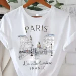 Round Neck T-Shirt with Classic Print