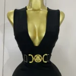 Bodycon Sleeveless V-Neck Dress