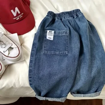Girls' Loose-Fit Summer Jeans