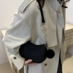 Small Felt Shoulder Bag — Image 3