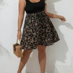 Floral Knit Summer Dress — Image 6