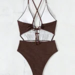 Ribbed One-Piece Swimsuit — Image 2