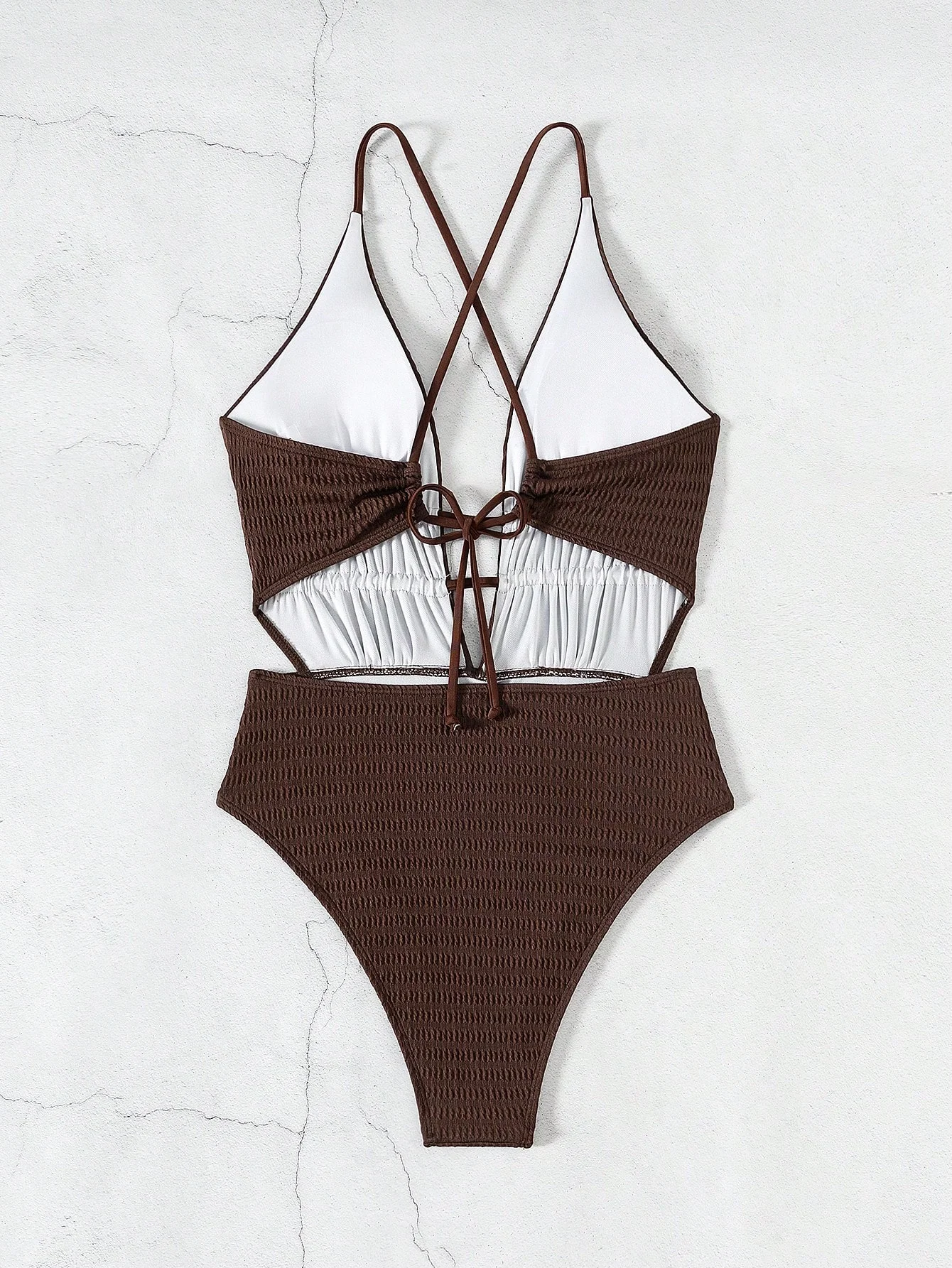 Ribbed One-Piece Swimsuit