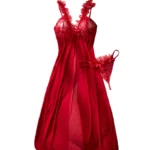 Long Nightgown and Underwear Set