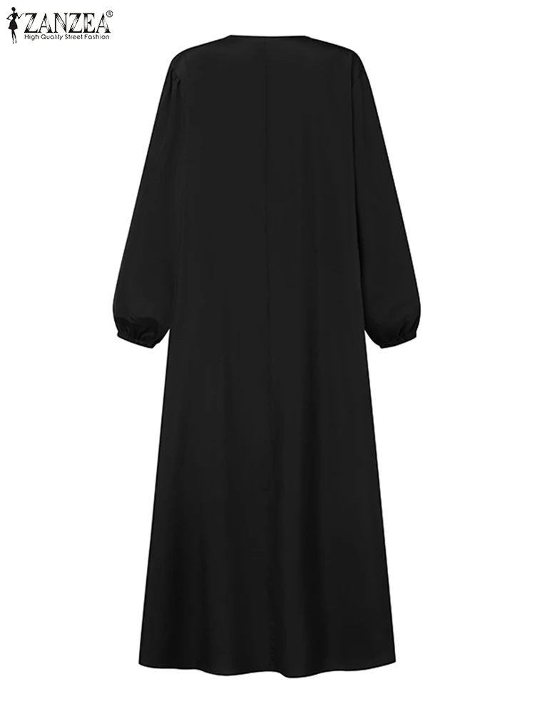 عباية طويلة بأكمام كاملة للخريف