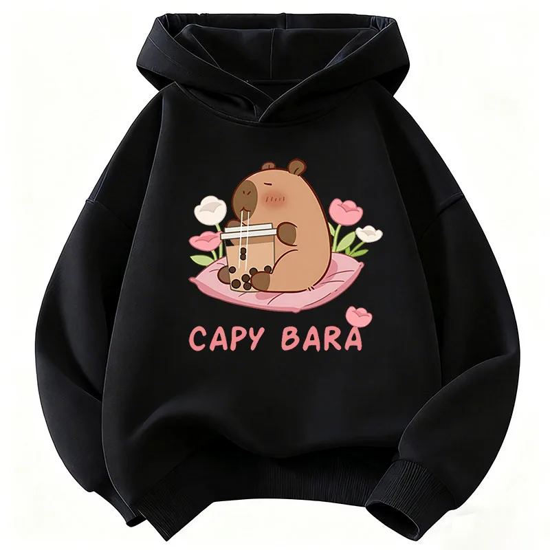 Kids' Capybara Print Hoodie