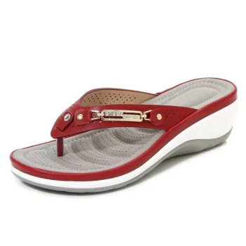 Summer Slippers with Buttons