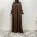 Elegant Round Neck Turkish Dress — Image 6