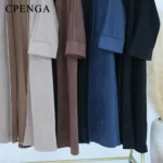 Elegant Long Modest Cardigan — Image 5