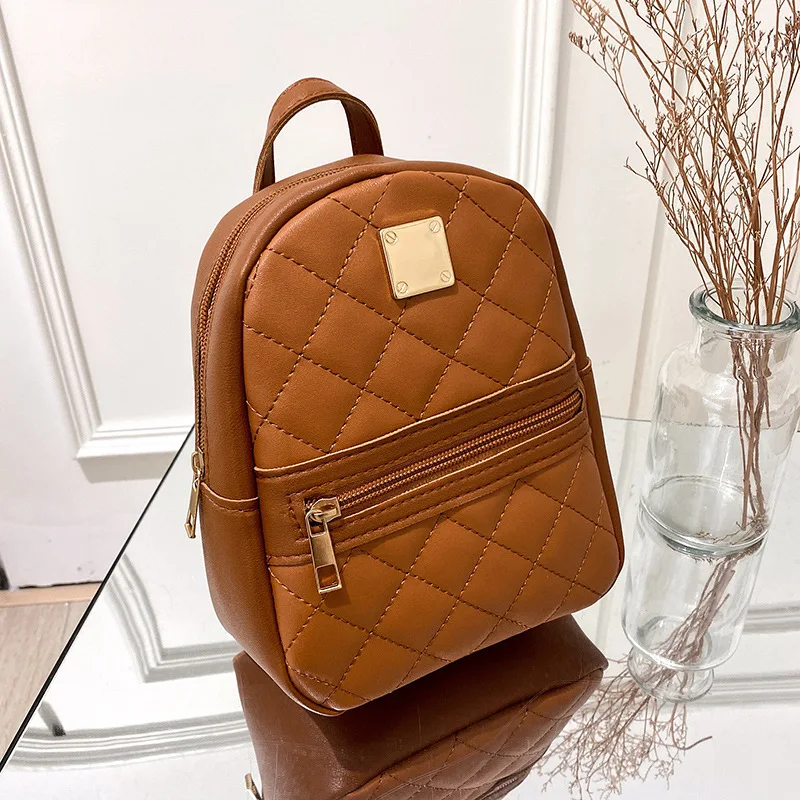 Korean-Style Embroidered Backpack