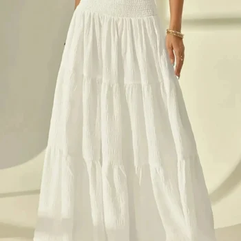 تنورة طويلة كاجوال بطبقات