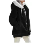 Casual Hooded Winter Coat with Zipper — Image 2