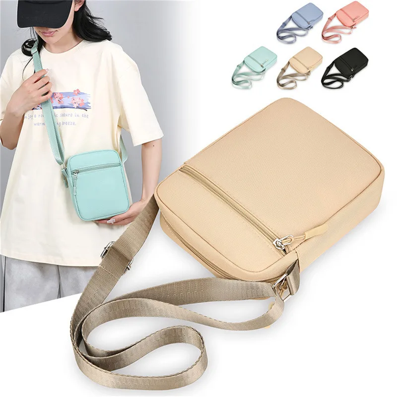 Small Phone Shoulder Bag with Zipper — Image 28